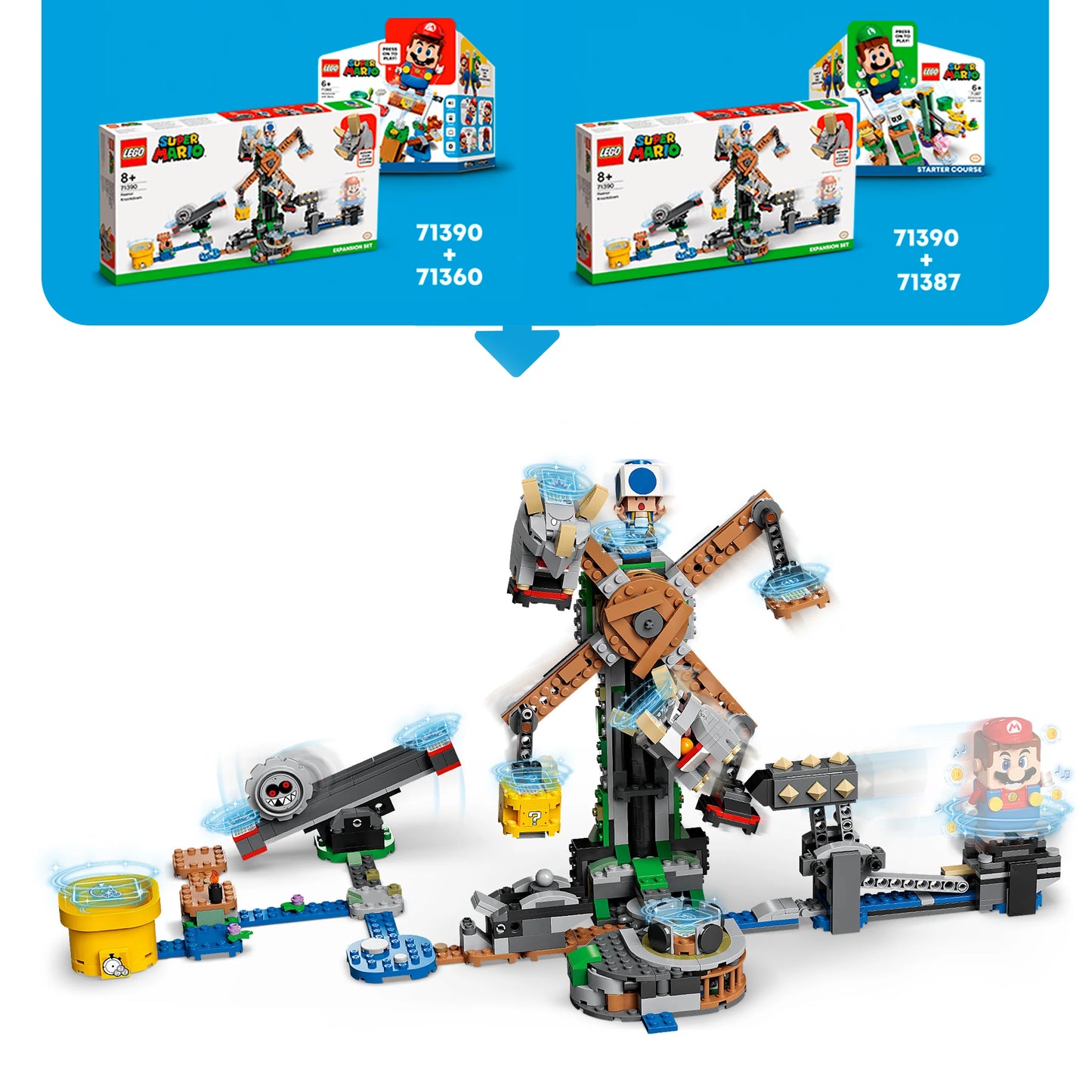 Uitbreiding: ruzie met Reznors-LEGO Super Mario