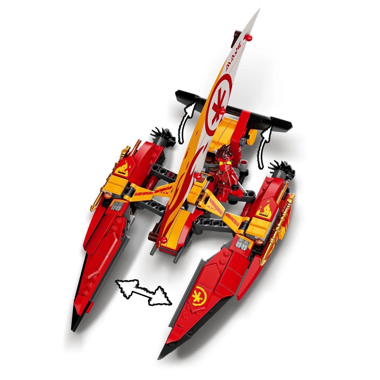 Catamaran zeeslag-LEGO Ninjago