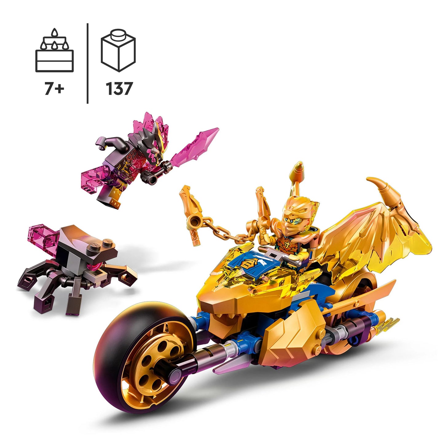 Jay's Golden Dragon Bike - LEGO Ninjago