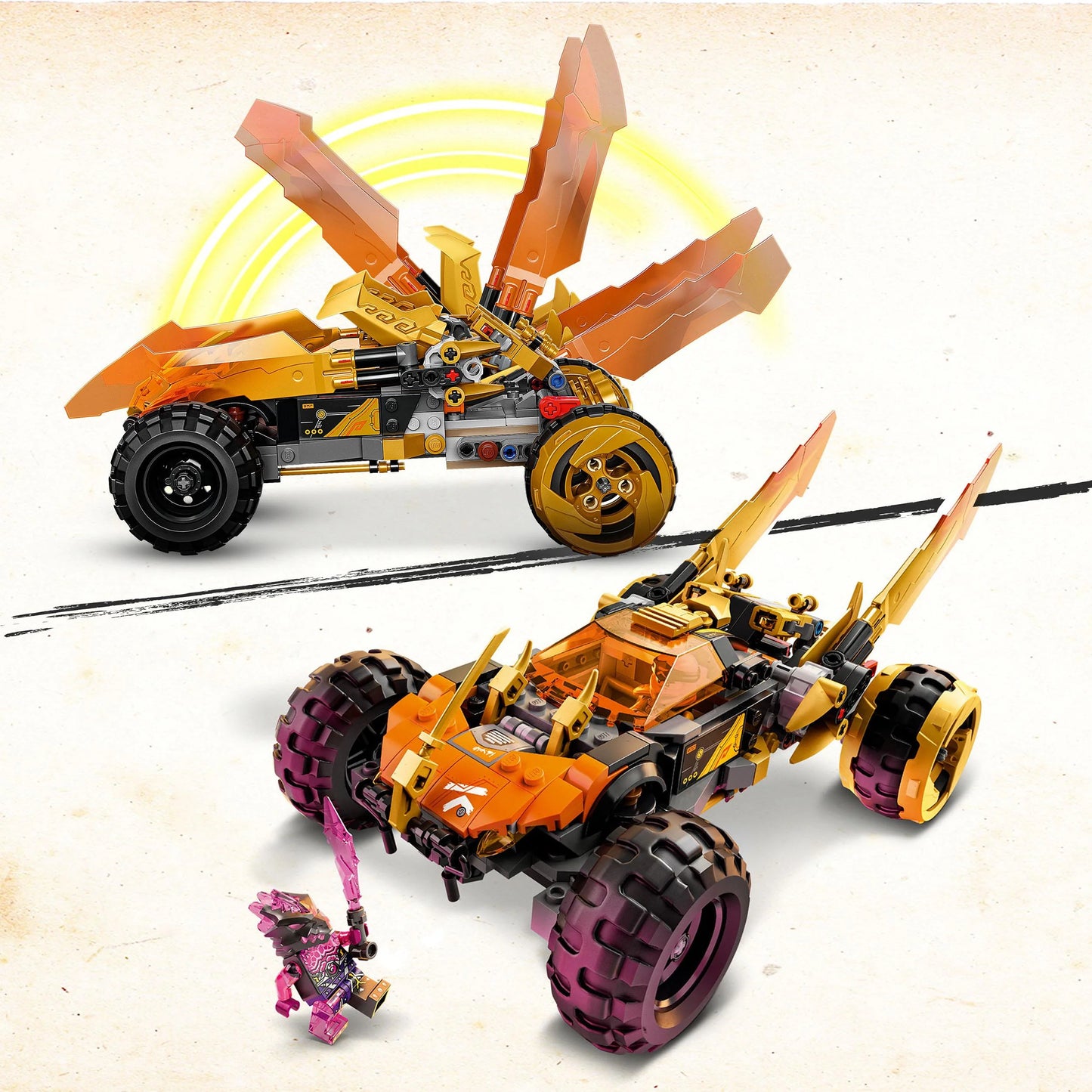 Cole's drakenwagen-LEGO Ninjago