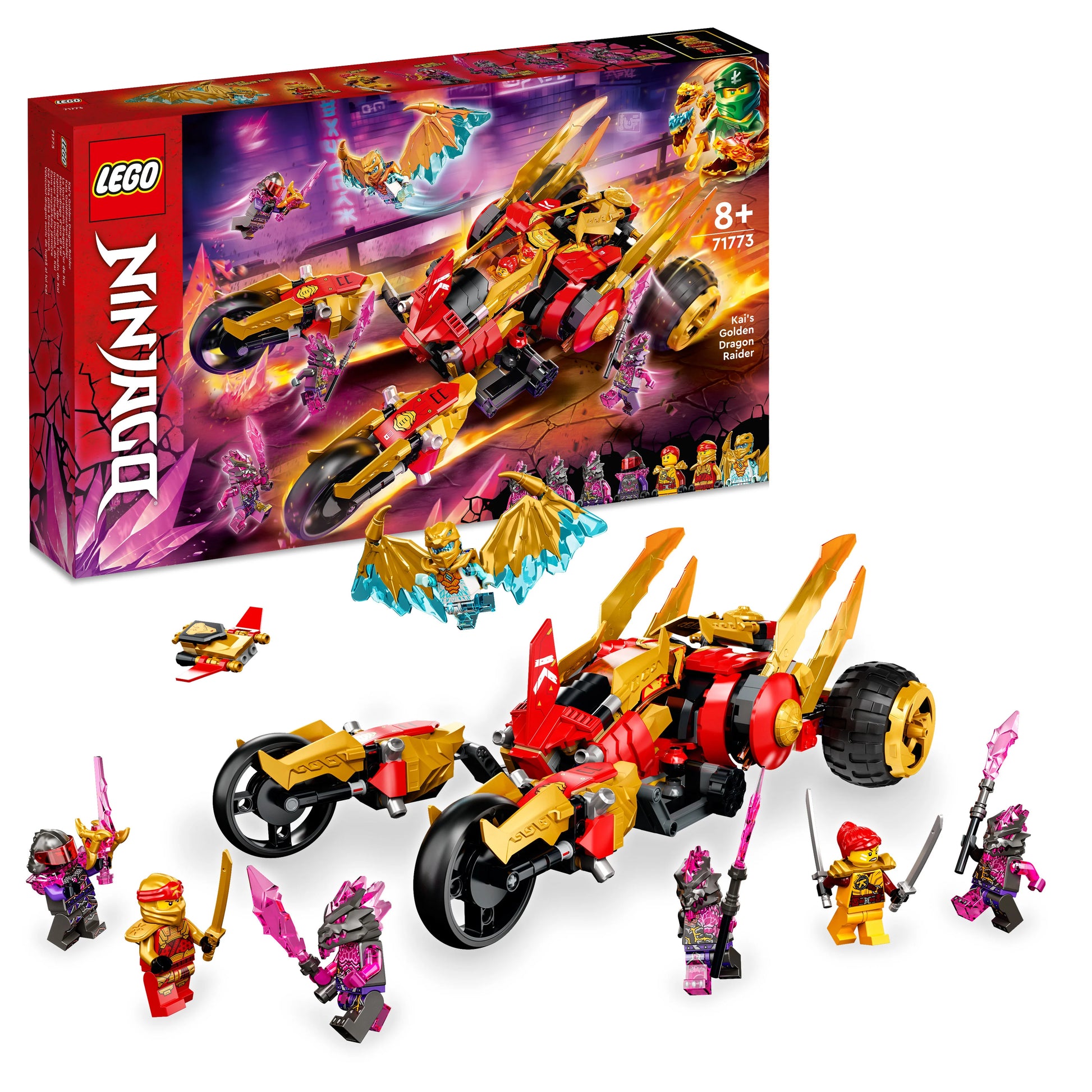 Lego ninjago gold best sale dragon