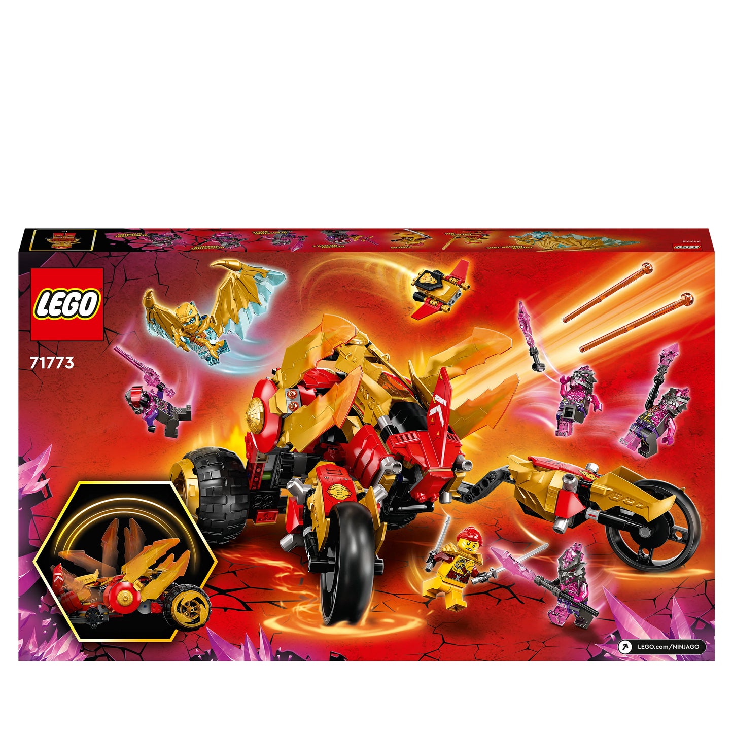 Kai's Golden Dragon Vehicle - LEGO Ninjago