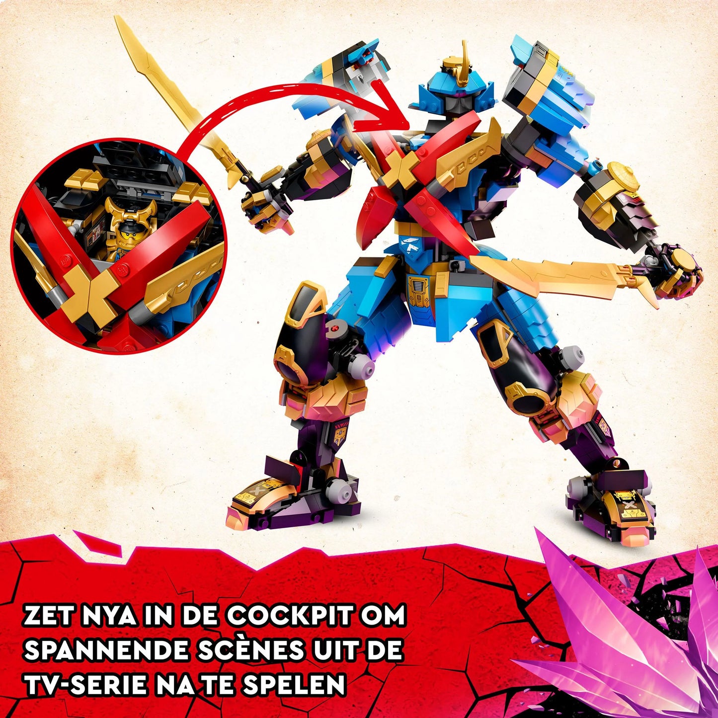 Nya's Samurai X MECH - LEGO Ninjago