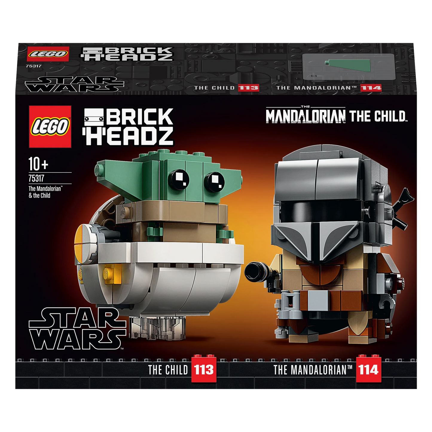 BrickHeadz De Mandalorian en het Kind-LEGO Star Wars