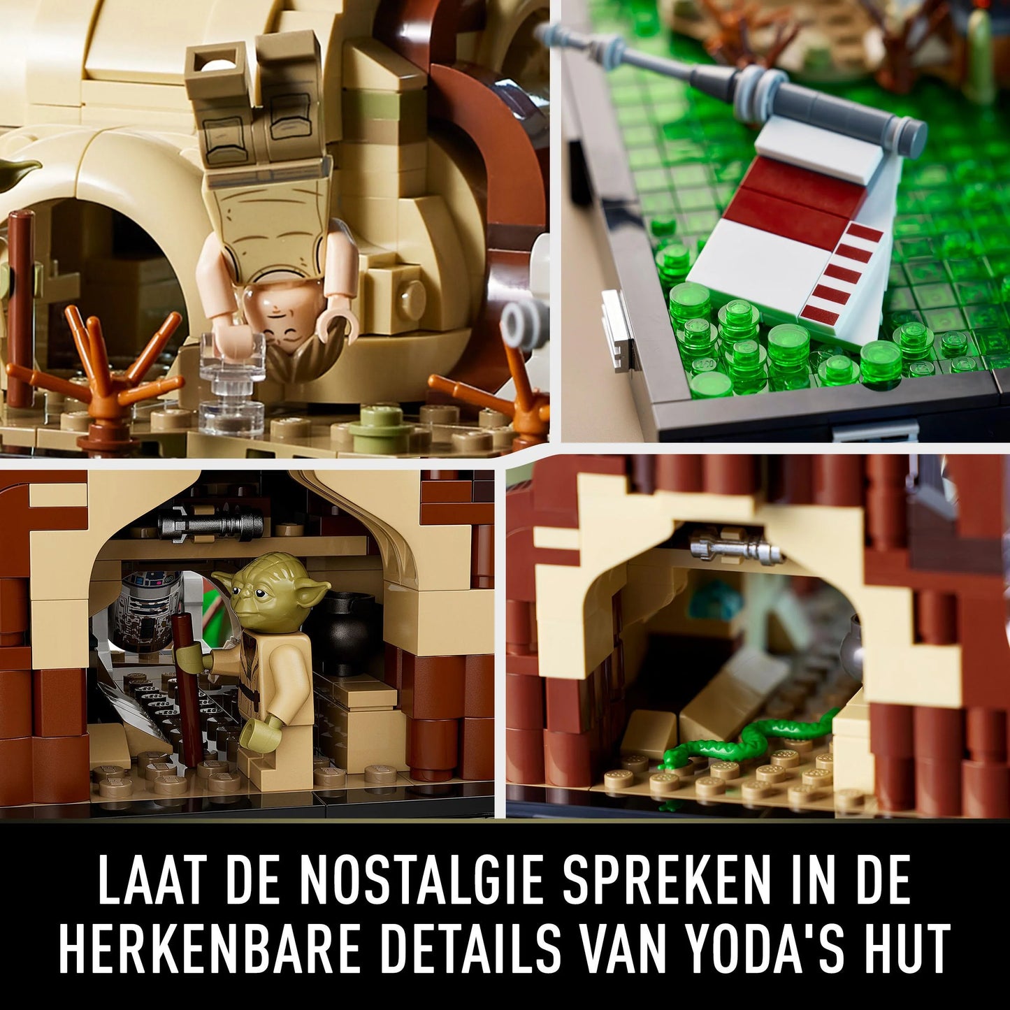 Jedi Training on Dagobah Diorama - LEGO Star Wars