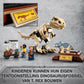 Tentoonstelling Dinosaurusfossiel van T.Rex-LEGO Jurassic