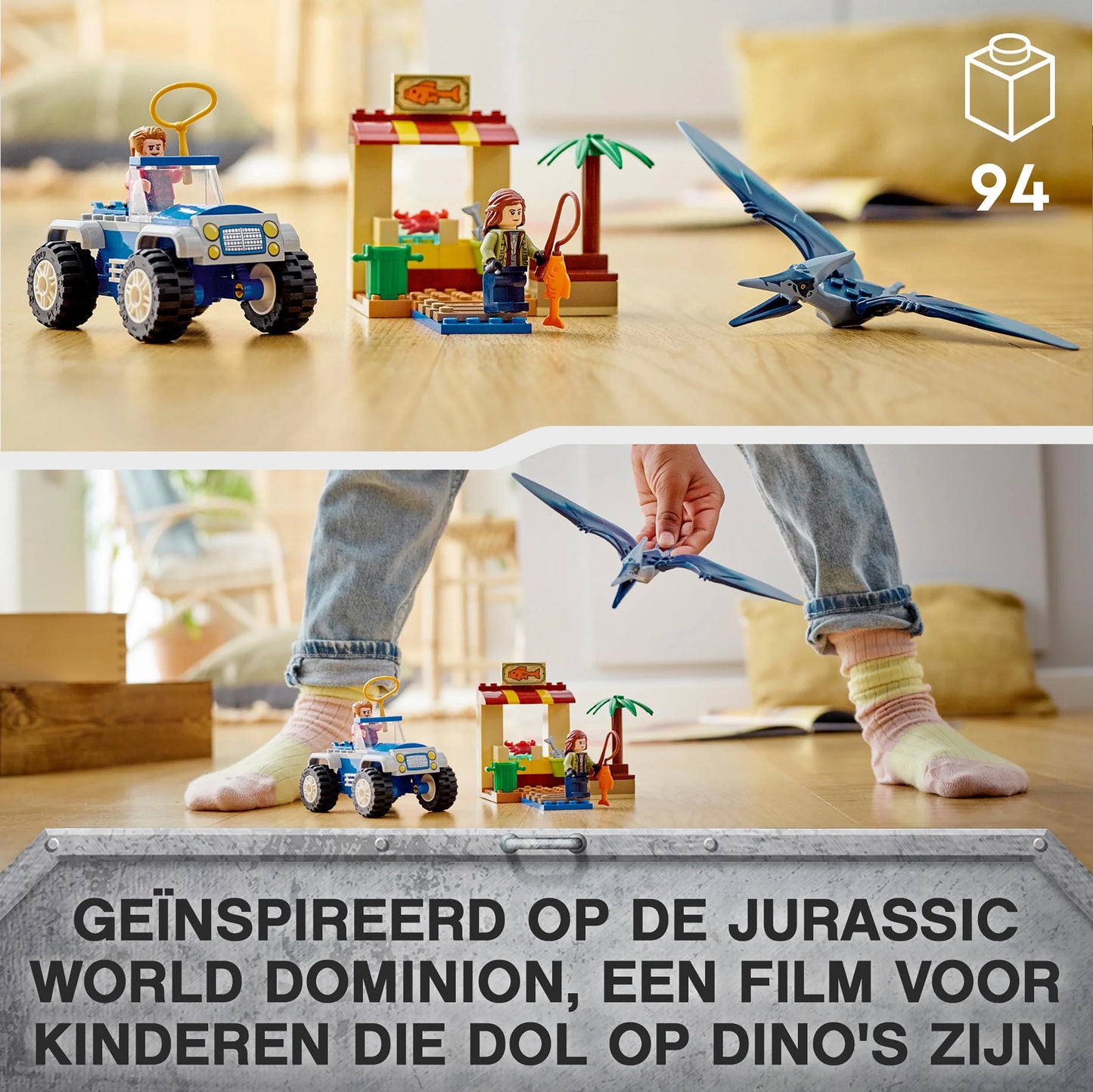 Achtervolging van Pteranodon-LEGO Jurassic World