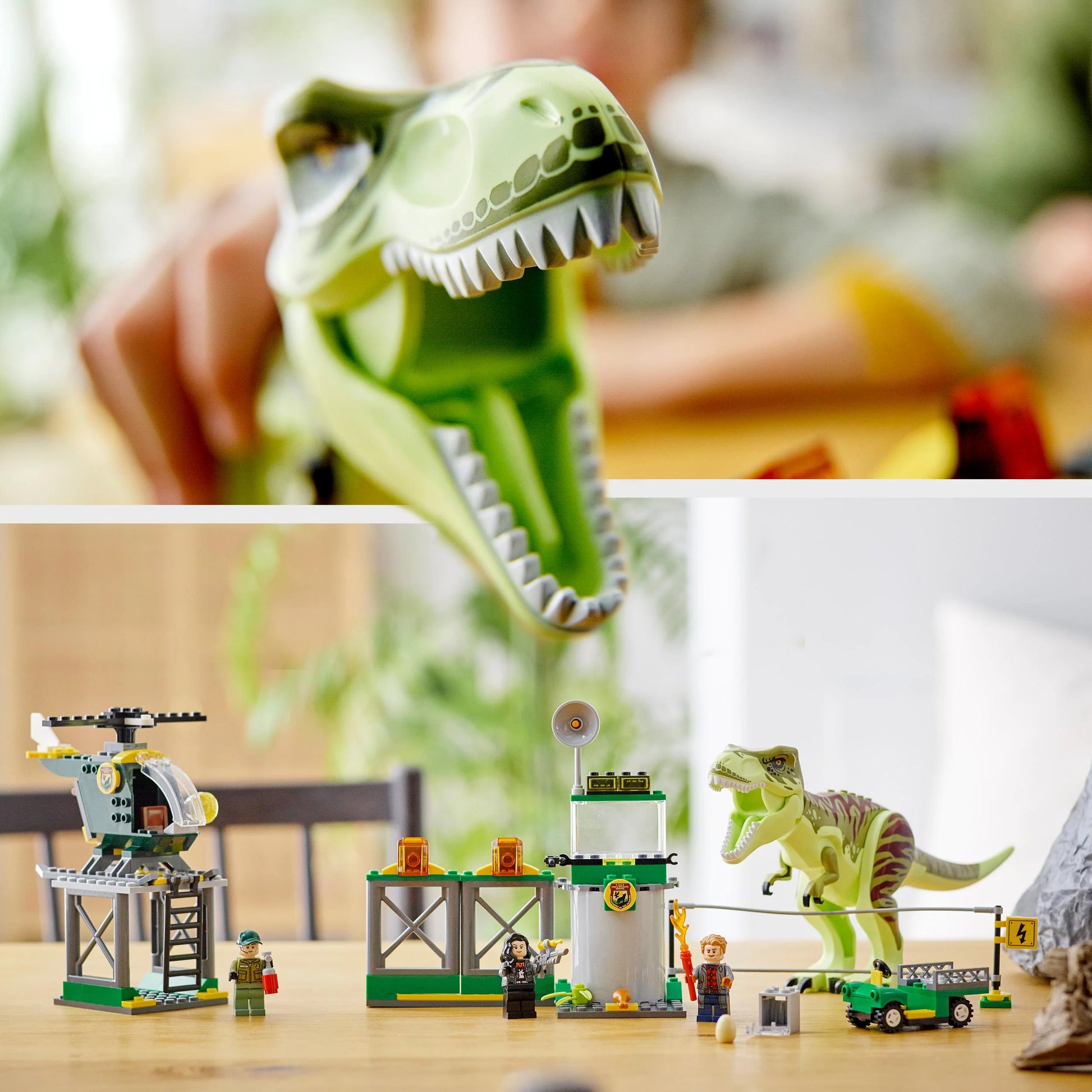 T Rex Dinosaur Escape LEGO Jurassic World Brugs Brickhouse