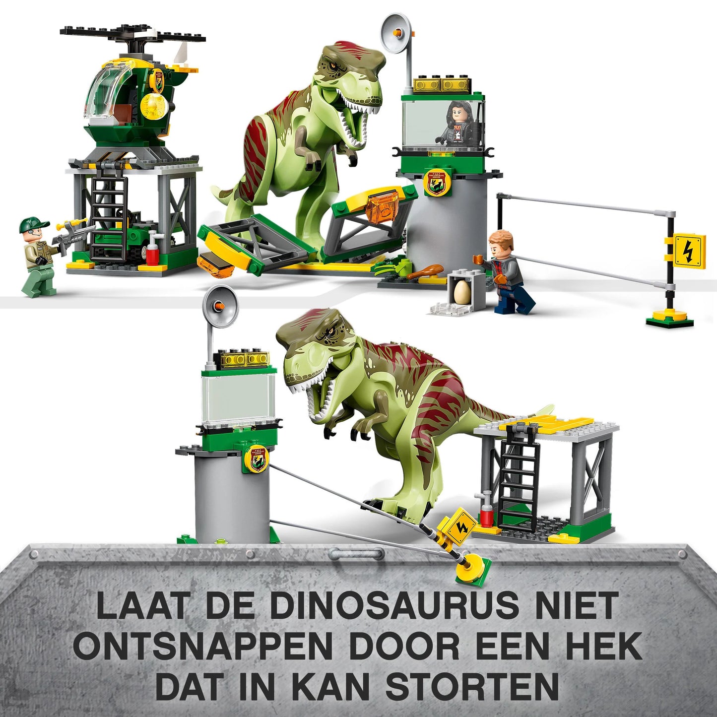 T-Rex Dinosaurus Ontsnapping-LEGO Jurassic World