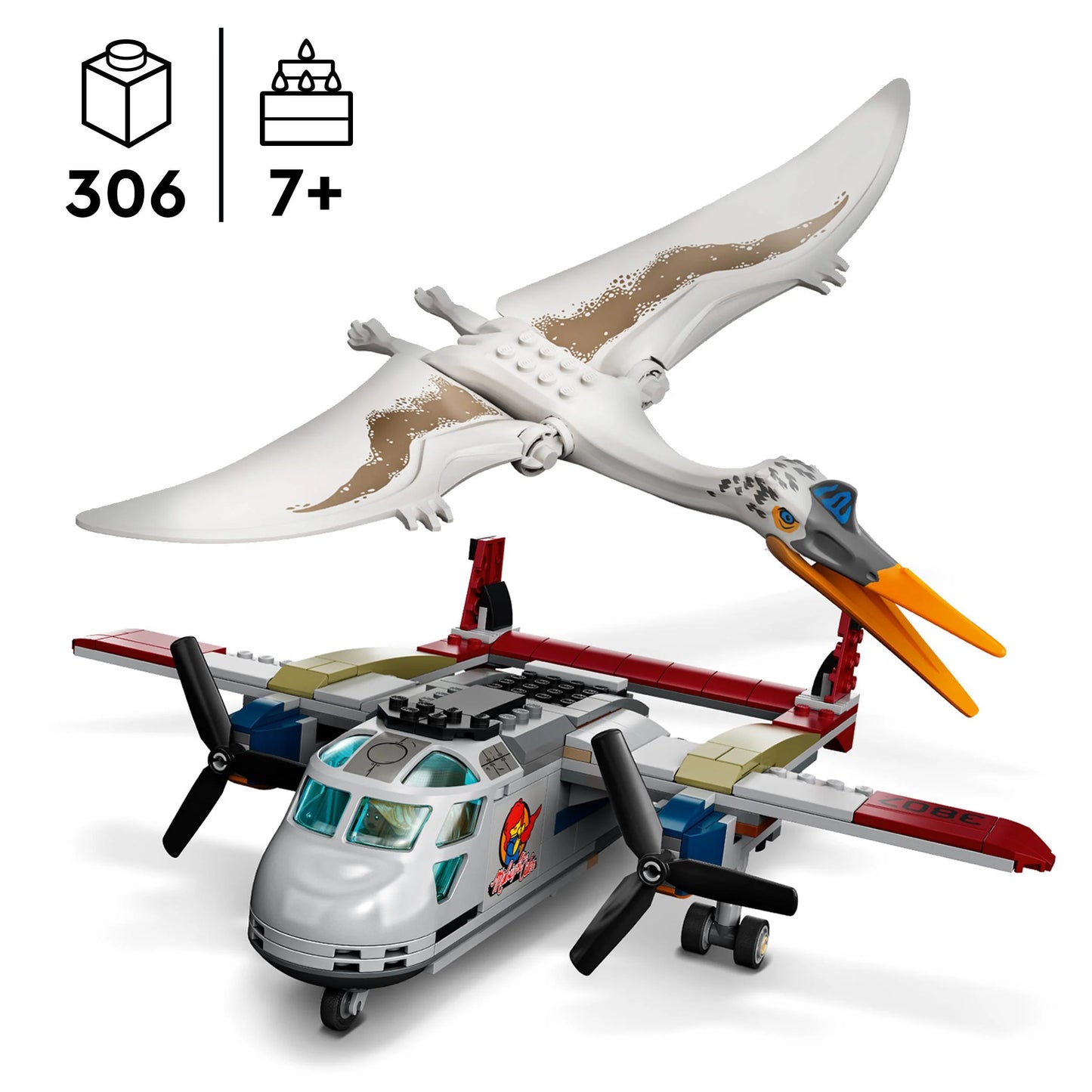 Quetzalcoatlus Vliegtuighinderlaag-LEGO Jurassic World